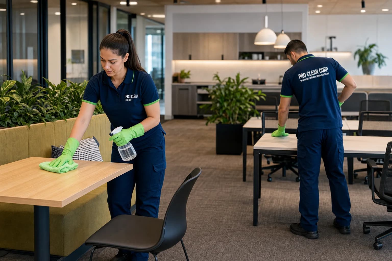 Eco-friendly commercial cleaning services