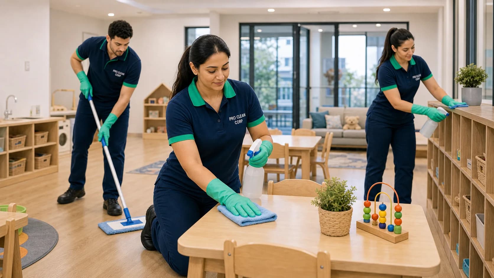 Childcare Cleaning specific areas covered