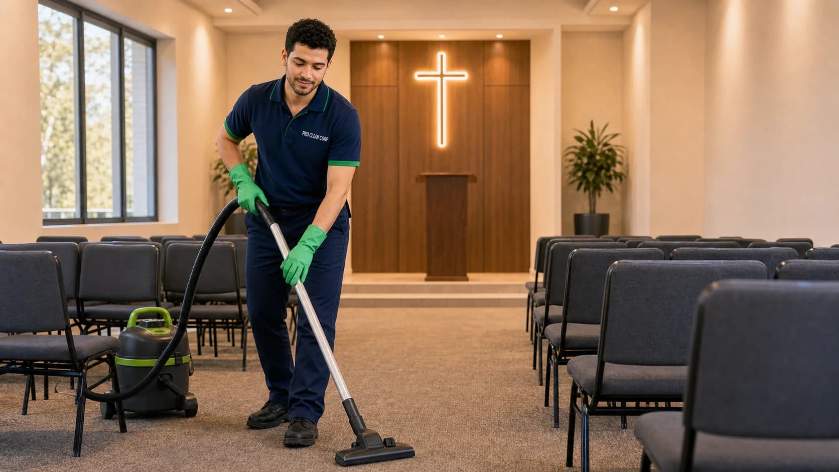 Church Cleaning specific areas covered