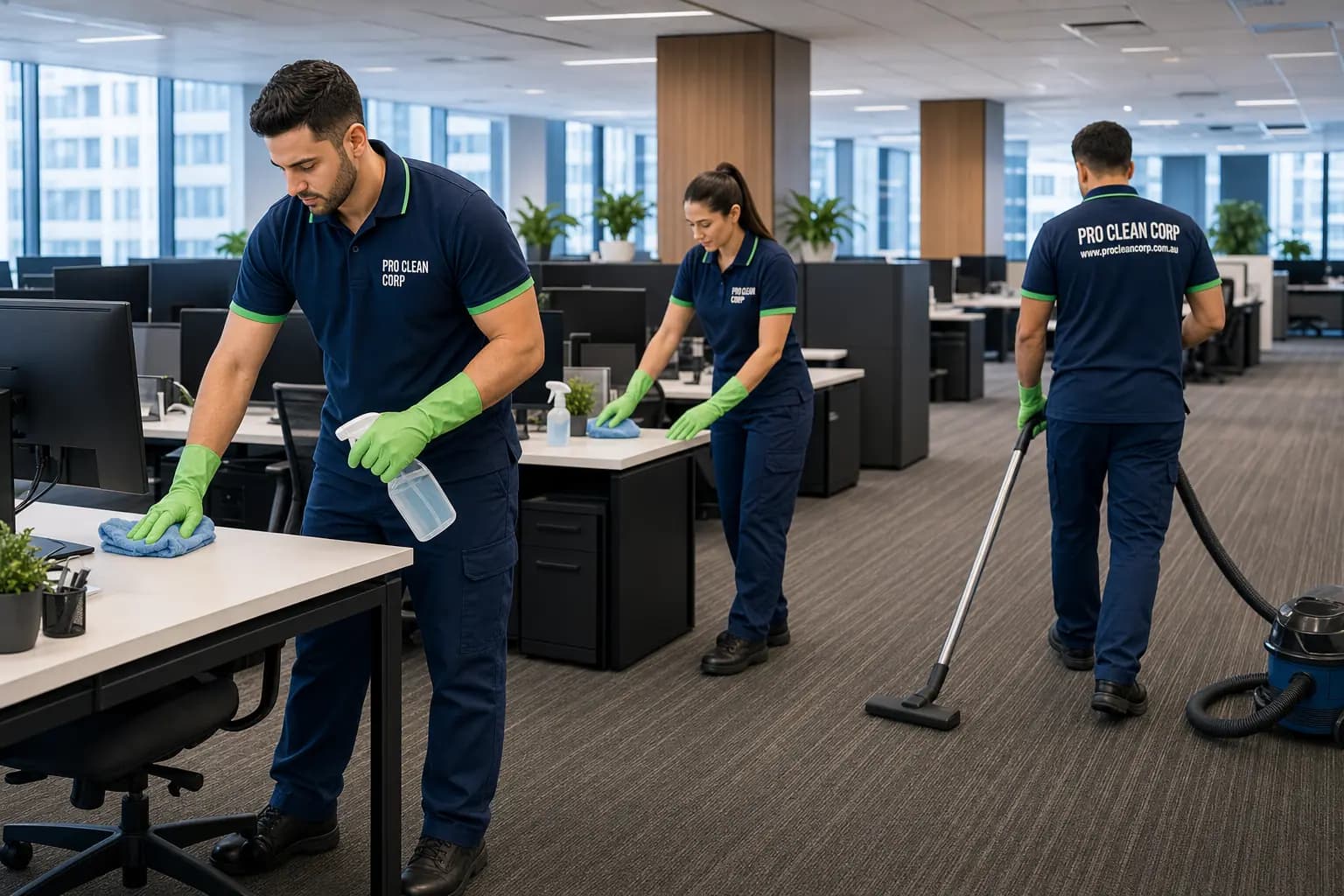 Our Cleaning Process in Action