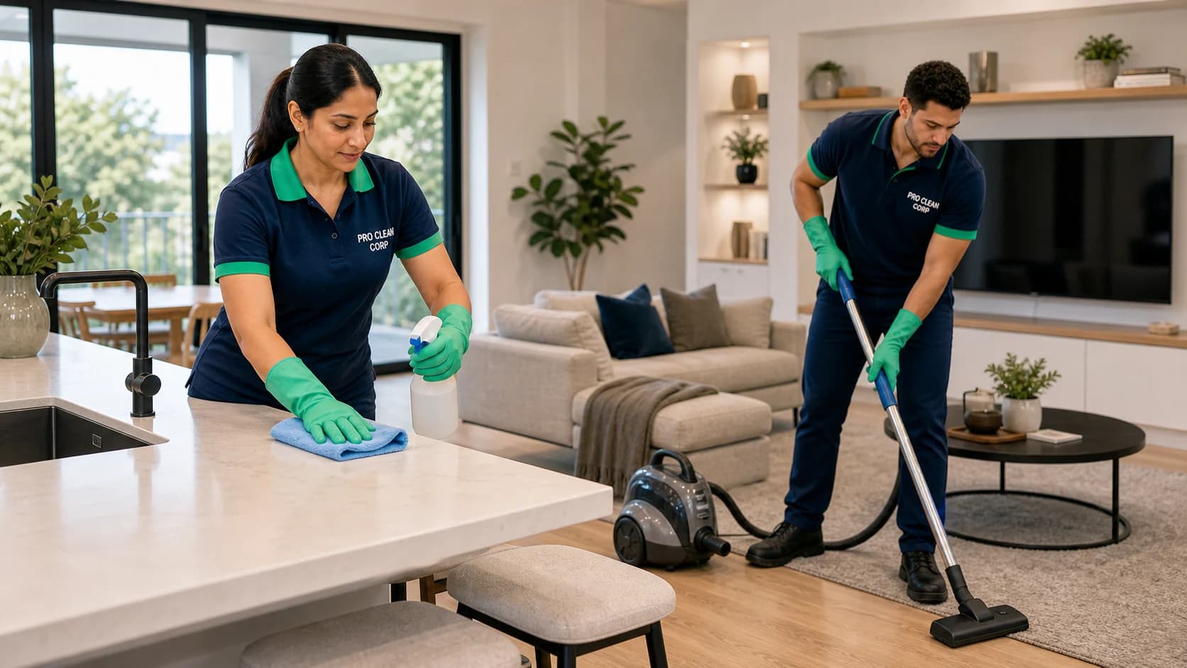 Our Cleaning Process in Action