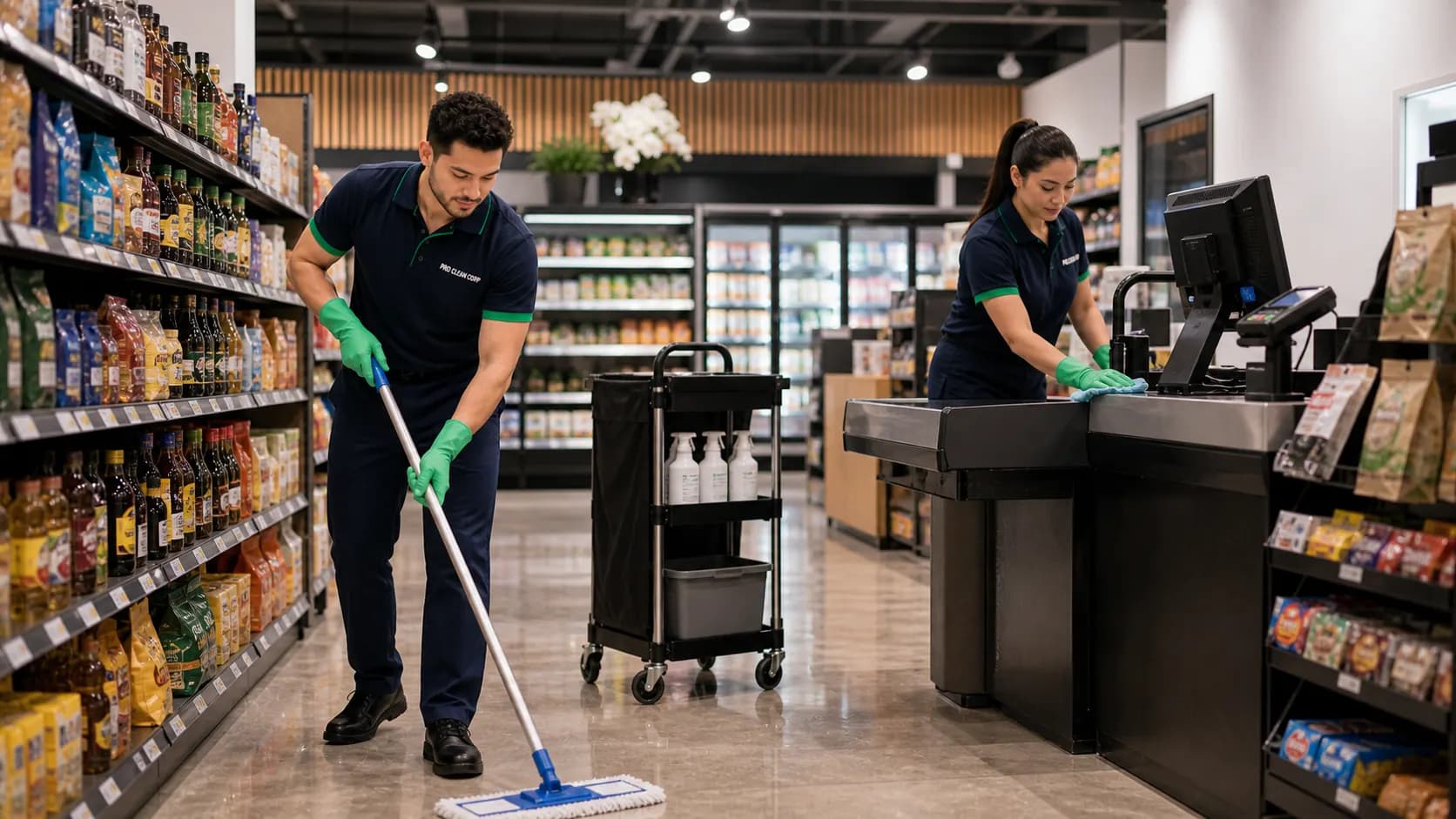 Retail Cleaning specific areas covered