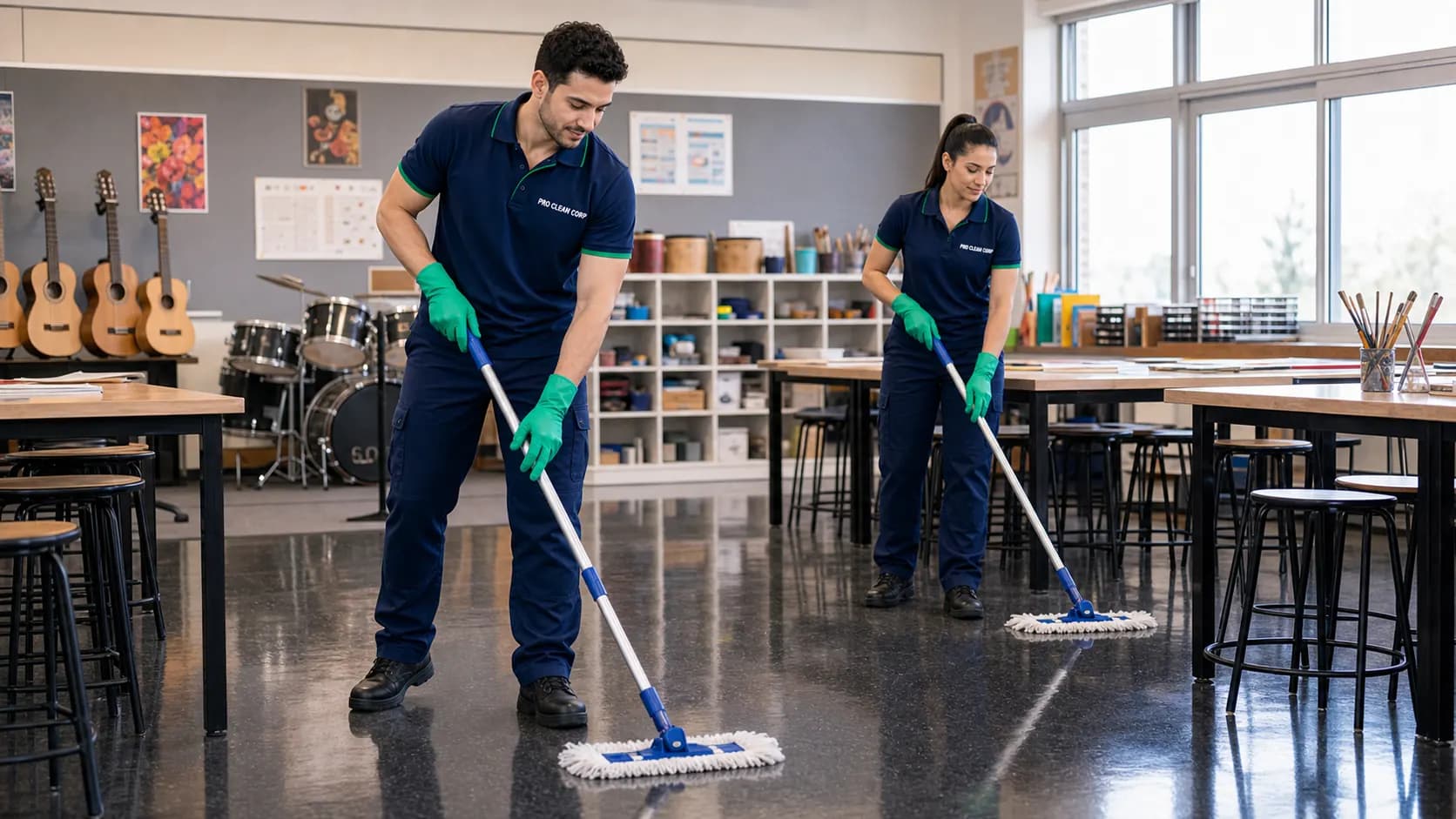 Our Cleaning Process in Action