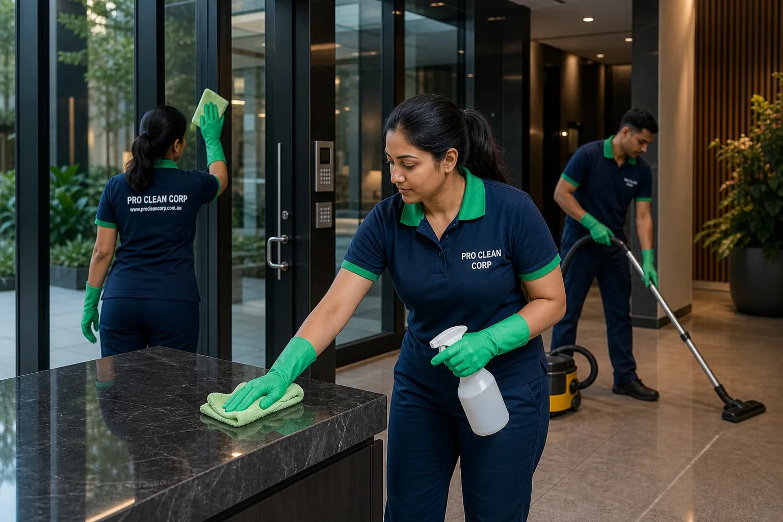 Our Cleaning Process in Action